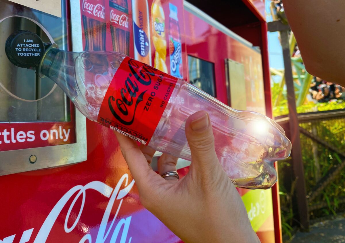 Coca-Cola is partnering with amusement park brand Merlin entertainments to encourage recycling, by offering the chance to win VIP experiences in exchange for empty plastic bottles.