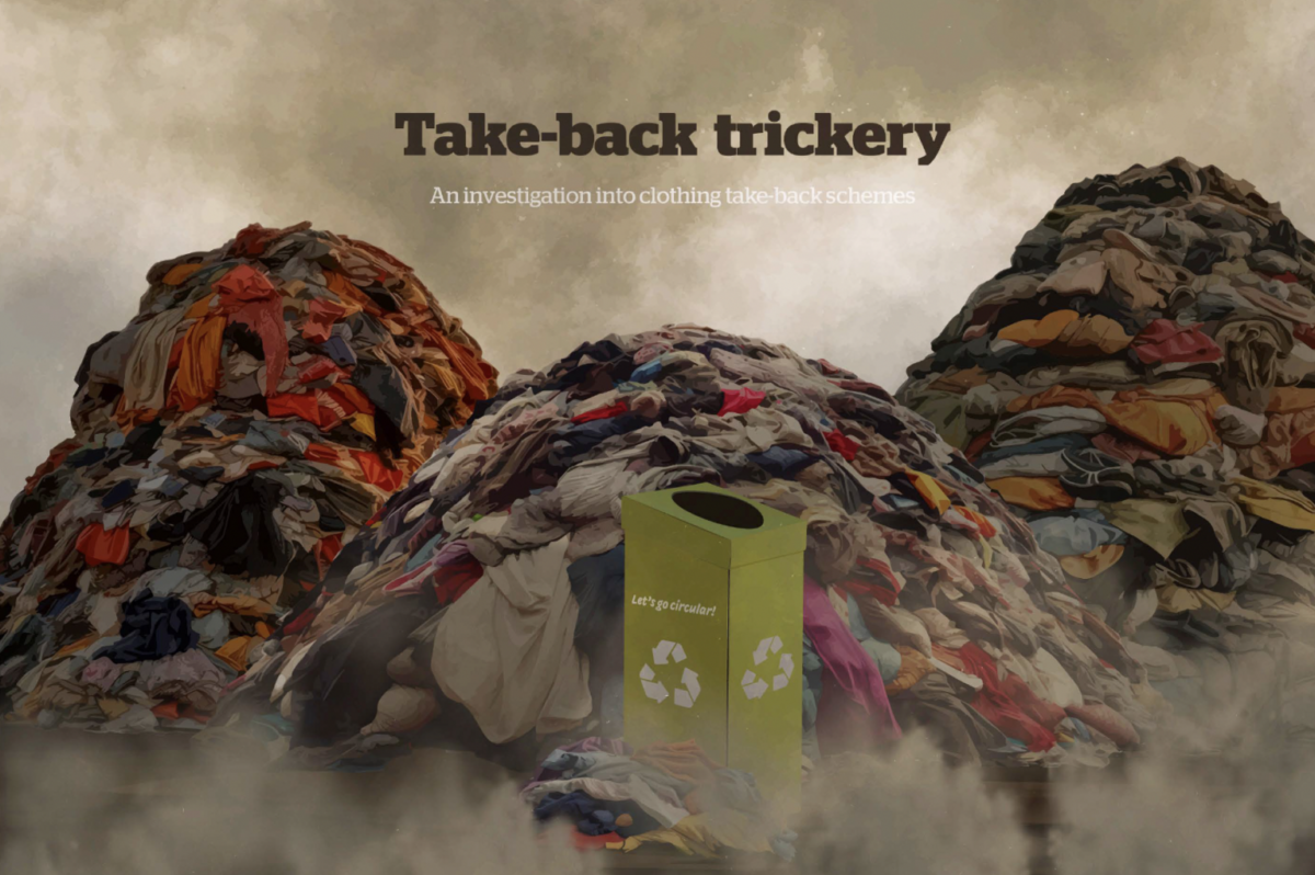 Used clothing handed to big retailers like H&M, Primark for recycling is being shipped across the world and being sent to dumps or burnt instead.