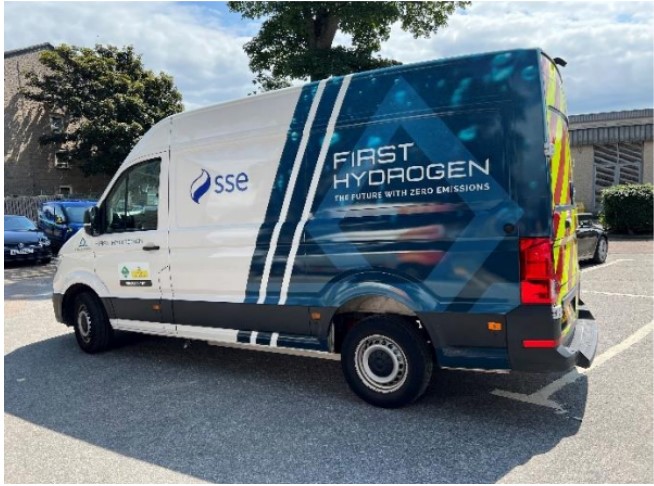 The energy company Security Service Edge (SSE) has completed a UK-based trial of a hydrogen fuelled van from First Hydrogen.