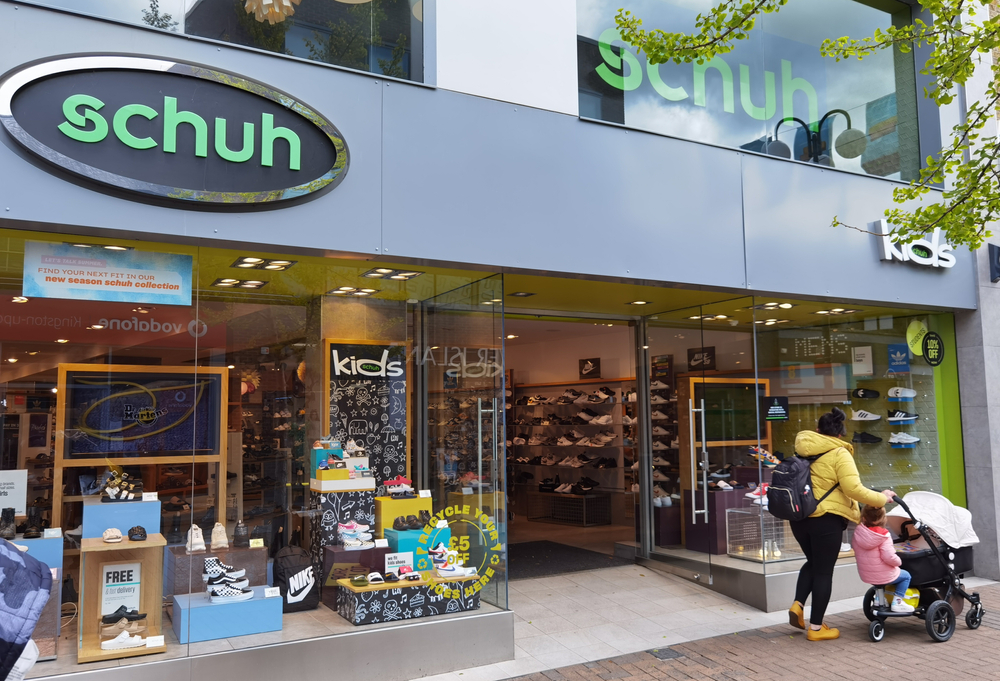 The retail shop of Schuh kids in London. Renting platform Hirestreet has launched its first shoe rental collection with Schuh after it received 250 requests for shoe offerings.