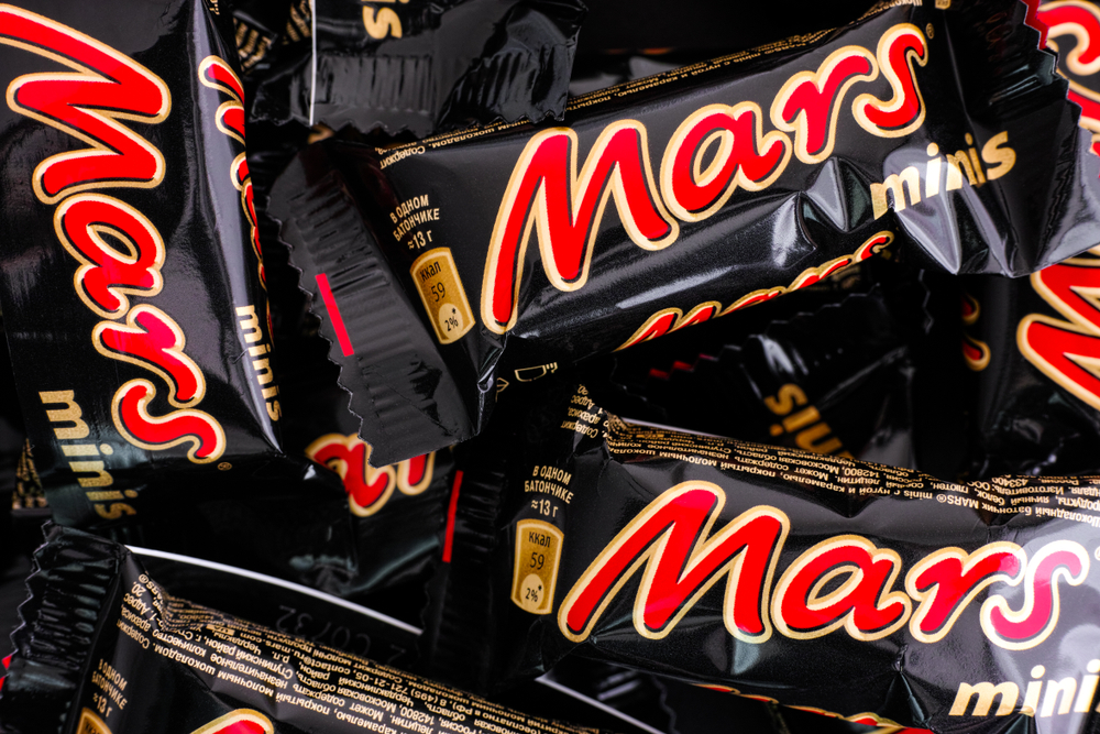 Mars minis candy bars.