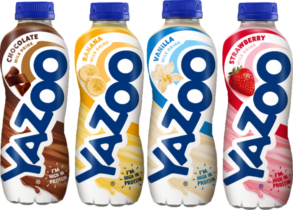 Yazoo milkshake bottles