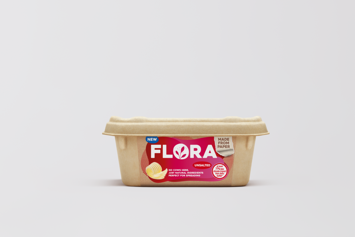 Upfield Flora packaging