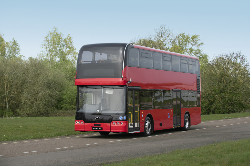 Chinese automaker BYD has unveiled its latest electric bus, as it closes in on a deal to build a fleet of all-electric buses for TfL.