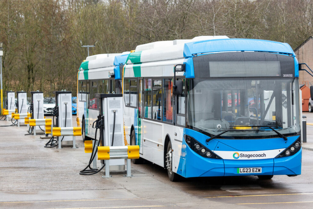 Stagecoach has had its carbon emission targets approved by SBTi, as it launches nearly two dozen electric buses across Scotland.